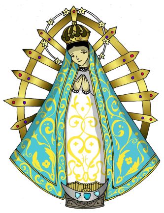 Imatge de Maria que elegí Luján com a llar. Protectora i guia espiritual d’Argentina